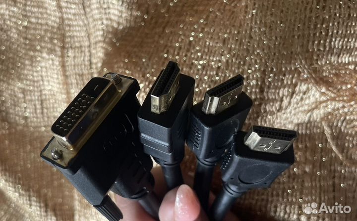 Кабели hdmi, dvi - 5 и 7,5 метров