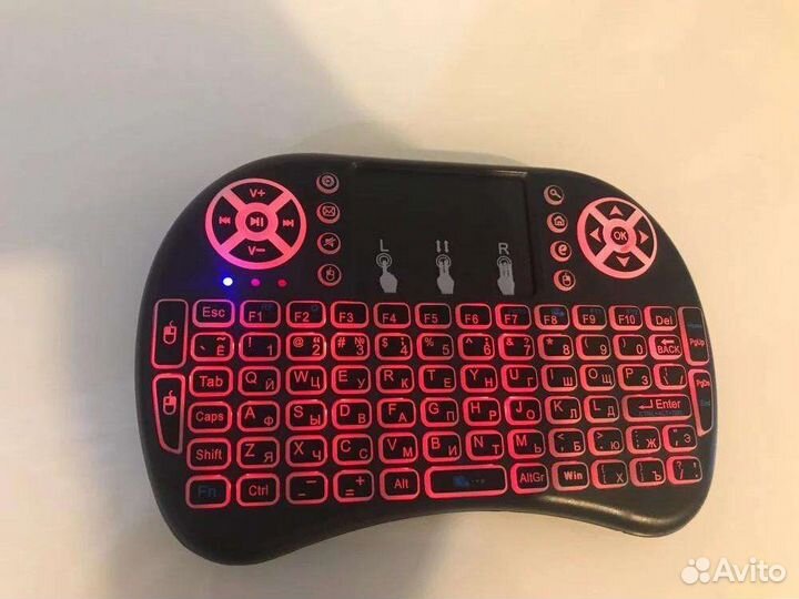Мини пульт-клавиатура для TV, пк, смартфона и тд