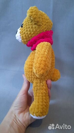 Вязаная игрушка. Медведь