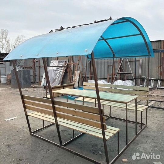 Беседка из поликарбоната