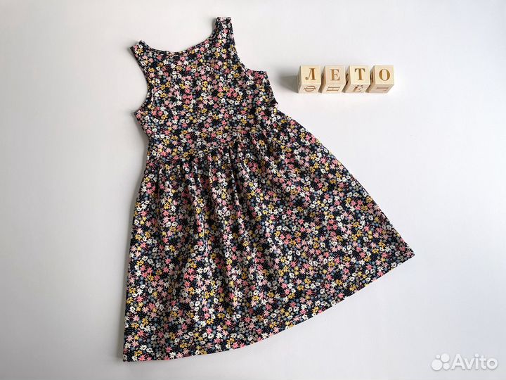 Платье летнее для девочки 110 116 HM новое