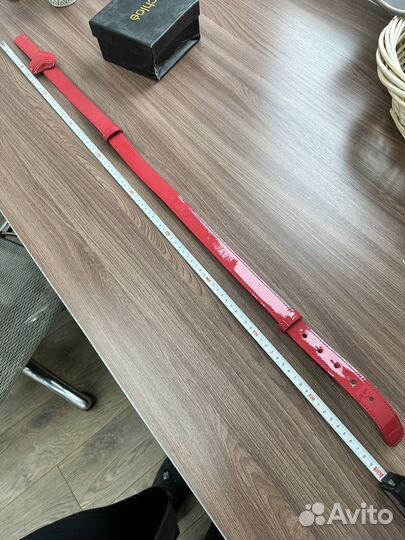 Ремень пояс женский натуральная кожа розовый