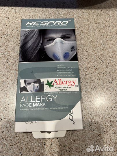 Детская Маска от аллергии. Allergy face mask