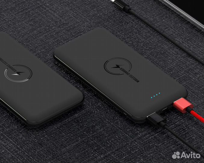Power Bank беспроводная зарядка