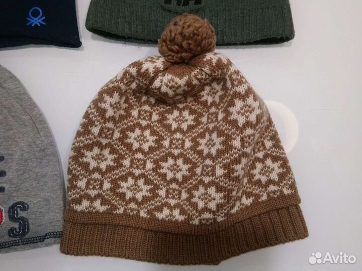 Шапки хлопок, Бенеттон, HM, hh