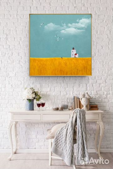 Картина маслом на холсте пейзаж