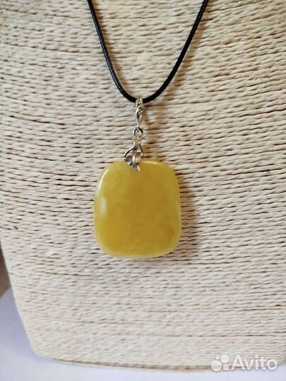 Янтарь.Кулон.Серебро