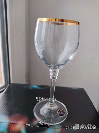 Фужер, богемское стекло, Чехия