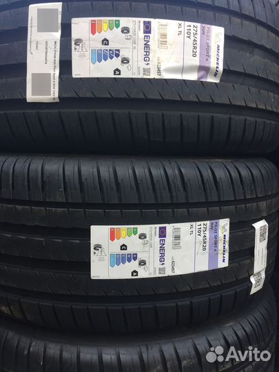 Michelin Pilot Sport 4 SUV 275/45 R20 и 305/40 R20 112Y