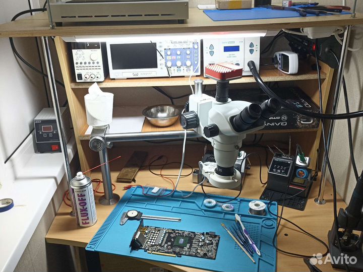 Ремонт видеокарт, замена памяти 3060Ti