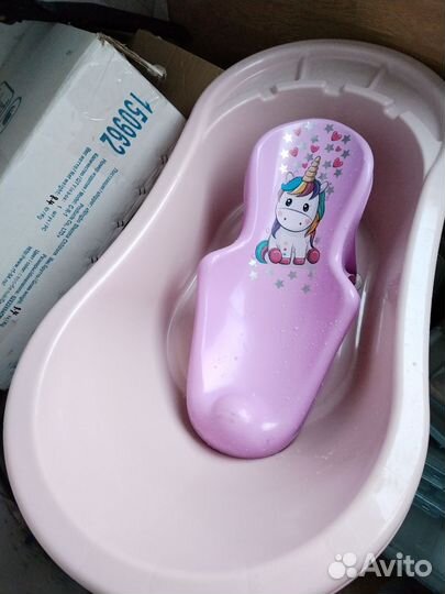 Ванночка для купания с горкой