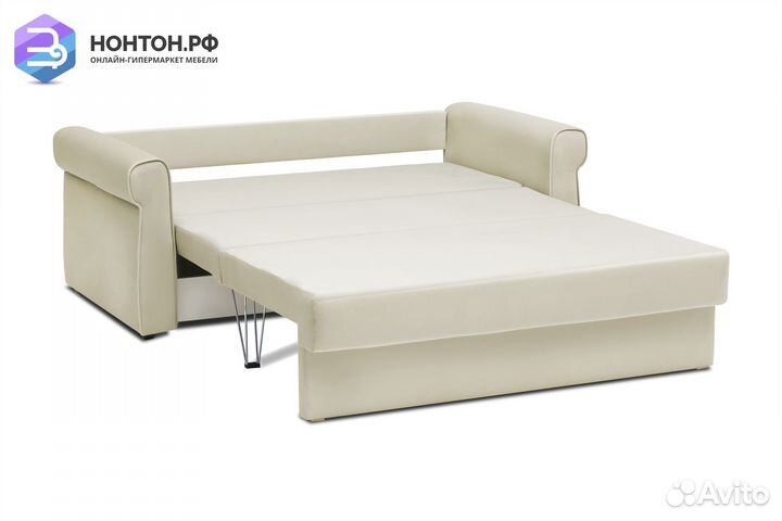 Диван еврокнижка Лира бежевый