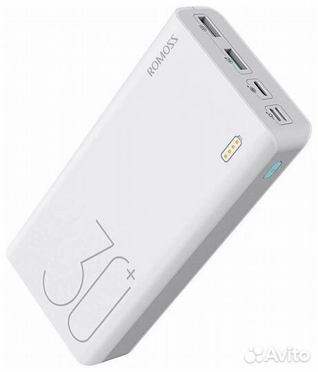 Аккумулятор Romoss Sense 8 Plus, 30000 mAh, белый