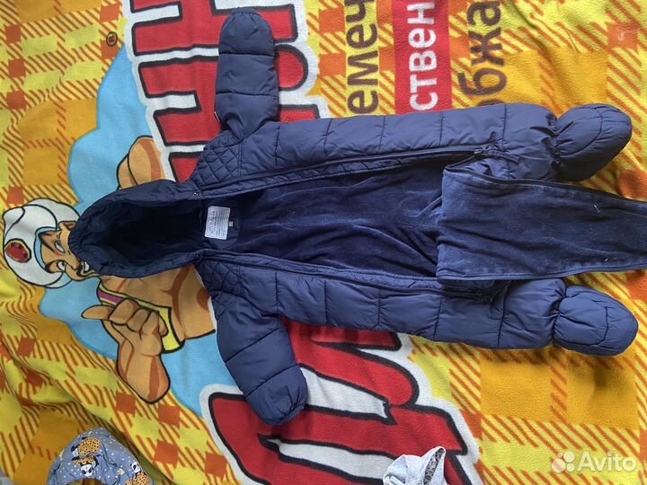 Комбинезон теплый 74 80
