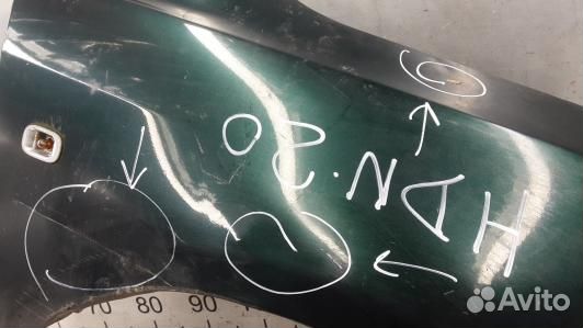 Крыло переднее правое toyota avensis T25 (HDN20EC0