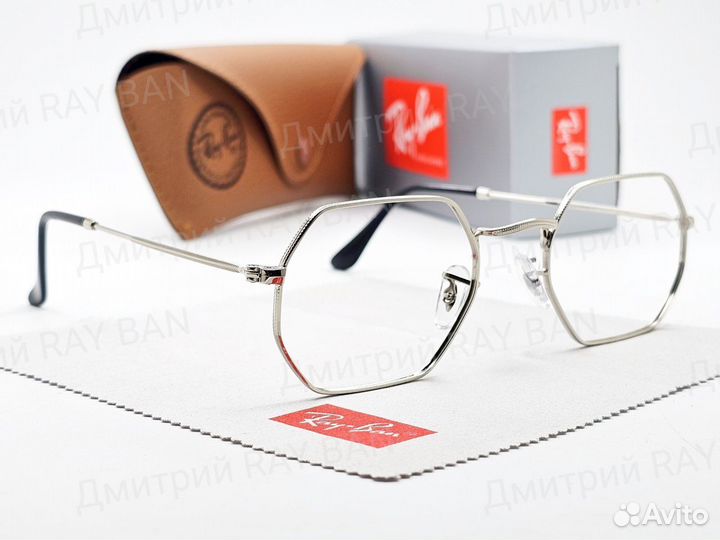 Оправа Ray Ban Octagonal RX 3556 Silver