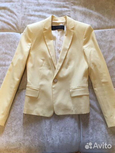 Летний пиджак zara 44 размер (оригинал)
