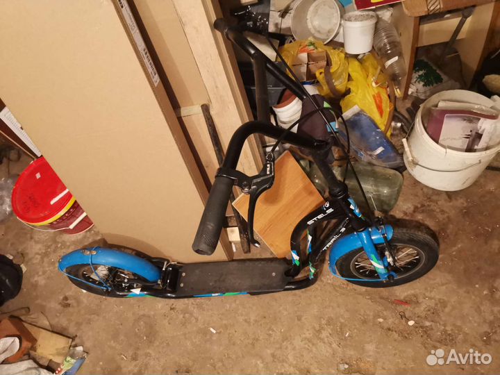 Самокат с большими колесами