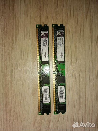 Оперативная память Kingston Valueram DDR2 KVR800D2