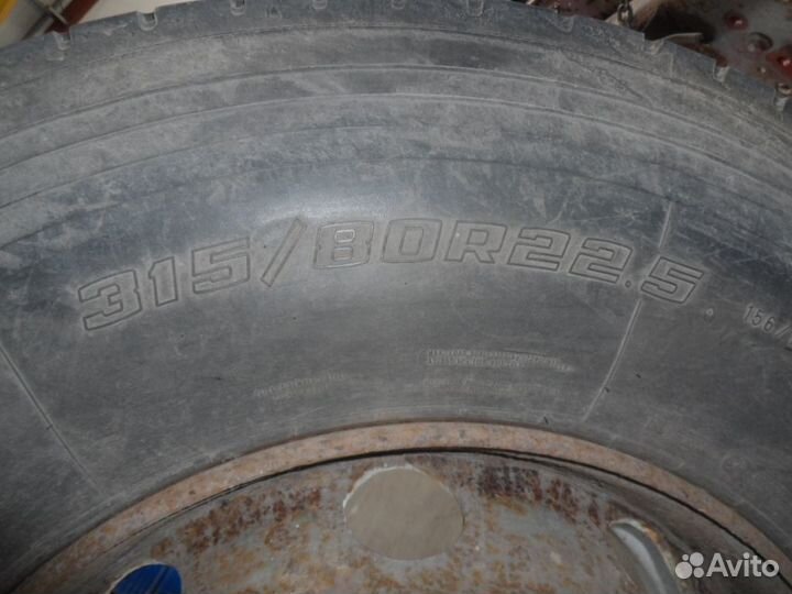 Шина грузовая тягача ведущая fulda 315/80 R22.5 в