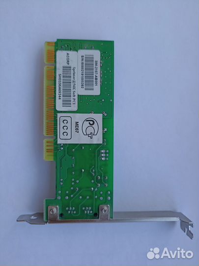 Модем acorp Sprinter56k Soft PCI