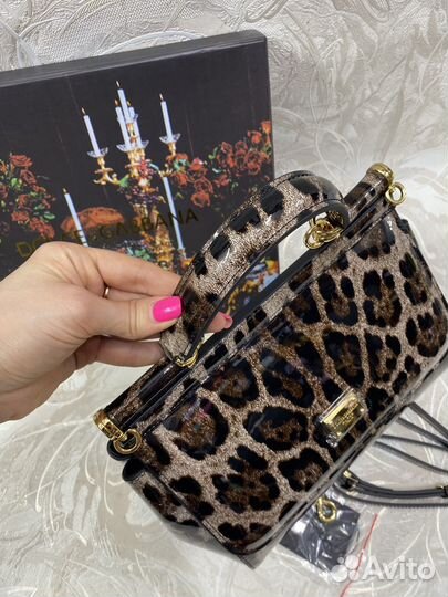 Сумка женская Dolce Gabbana Sicily лаковая