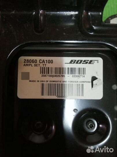 Усилитель акустической системы Nissan Murano Z50