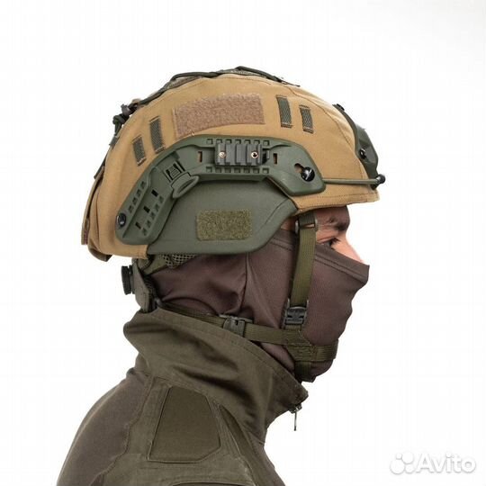 Тактический шлем Mich-2000 с чехлом мультикам