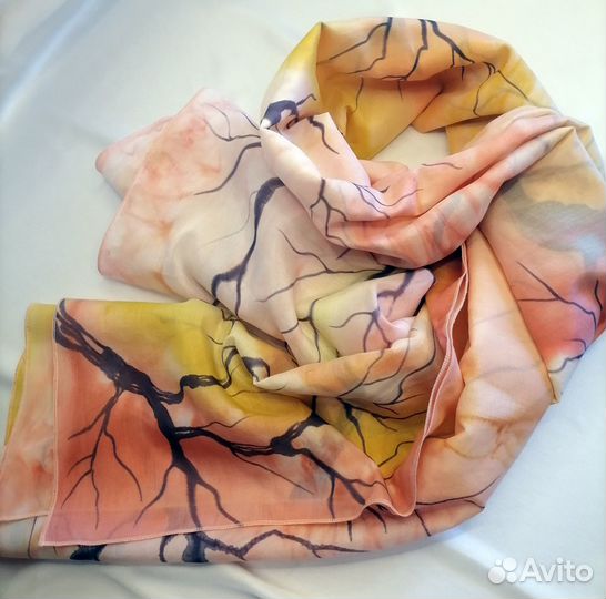Шарф шелковый батист