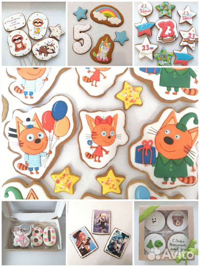 Имбирные пряники / топперы / имбирные печенья