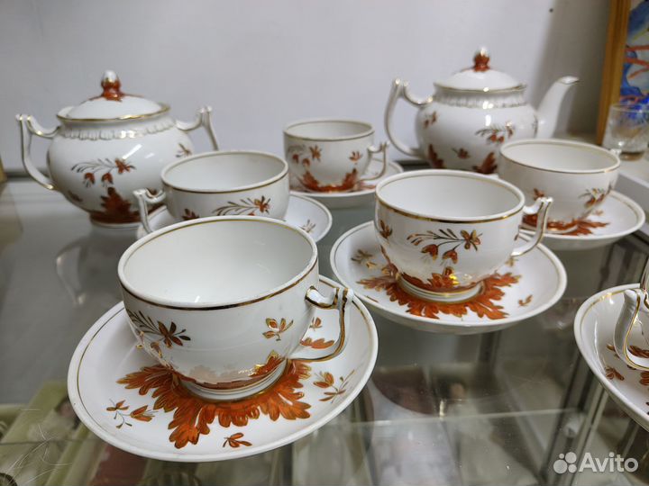 Чайный сервиз вербилки СССР барбарис
