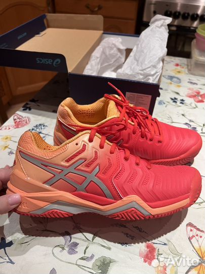 Обувь для тенниса asics gel resolution 7 clay