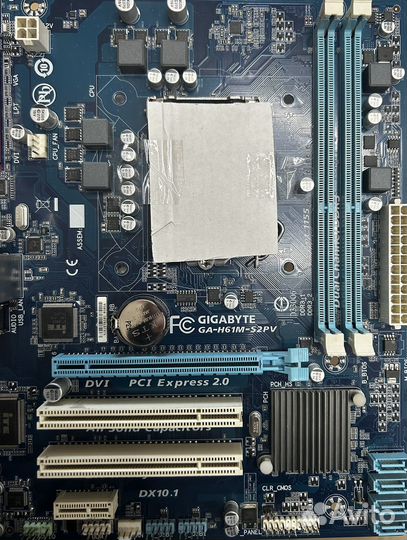Материнская плата gigabyte ga-h61m-s2pv