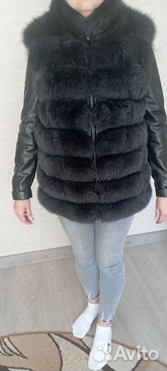 Шуба из песца