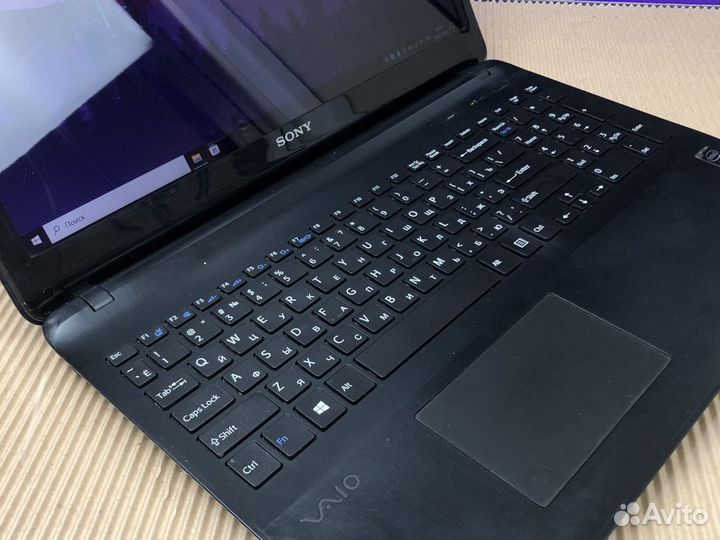 Тонкий Sony Vaio/Intel/6Gb/SSD/Батарея 5ч