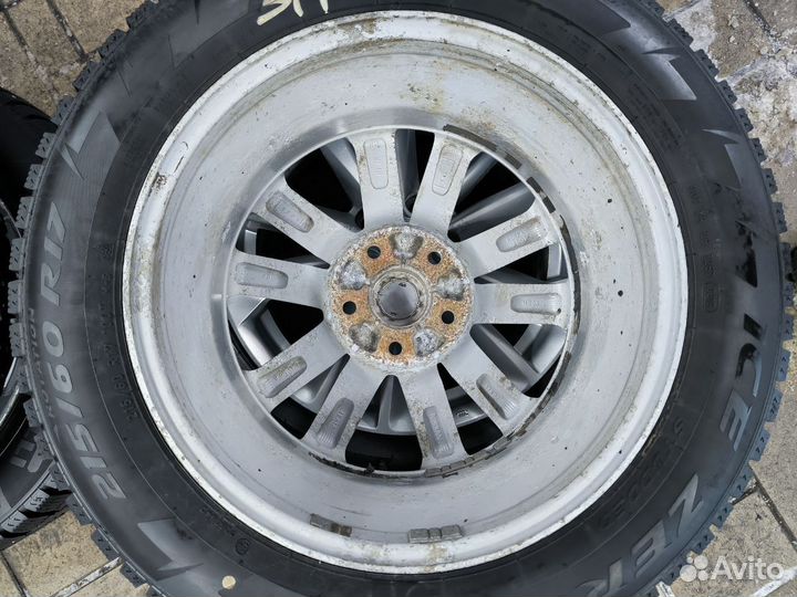 Диски с зимней резиной nissan qashqai 215/60/17