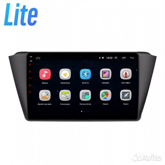 Магнитола Parafar Skoda Fabia 2015+ Android