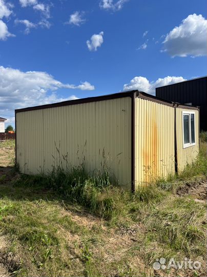 Вагончик для проживания бытовка двойная