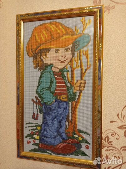 Картина вышитая крестом