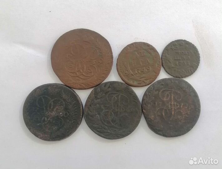 Медные монеты Российской империи