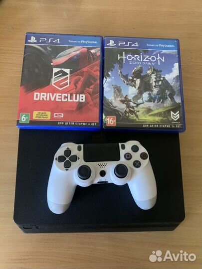 Sony PS4 slim 500gb+3джостика+2игры