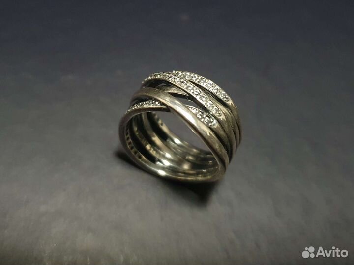 Оригинальное кольцо Pandora серебро 925