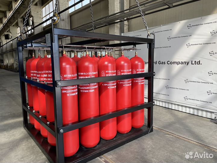 Блок аккумуляторов газа для агнкс