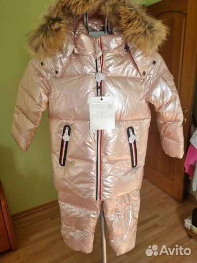 Костюмы комбинезоны moncler для девочек зима