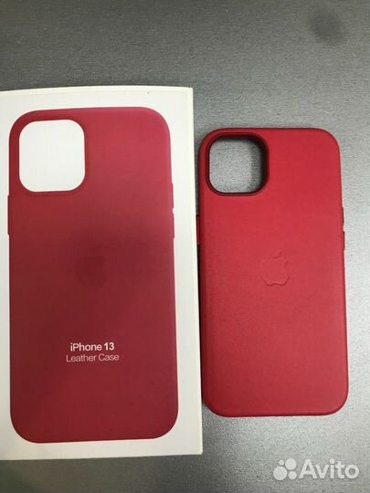 Кожаный чехол iPhone 13
