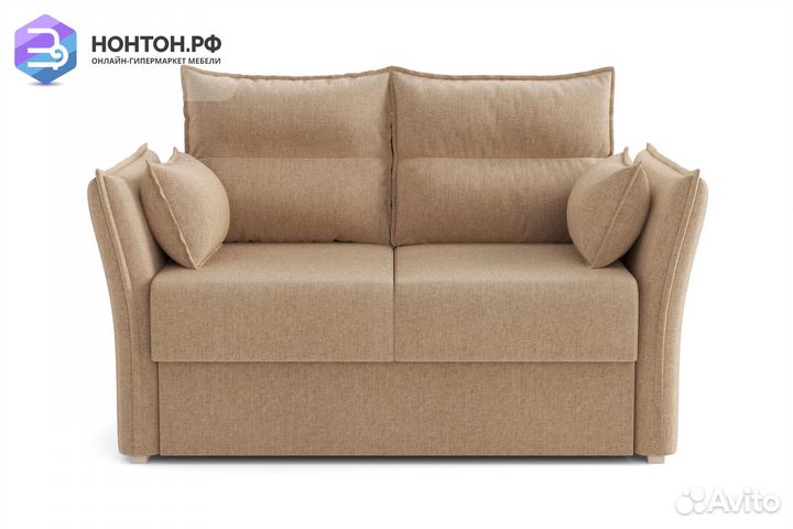 Диван 2-х местный Бруклин темно-бежевый
