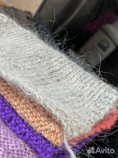 Пряжа пух козий
