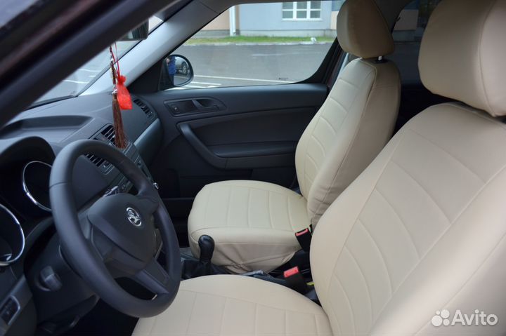Авточехлы Skoda Yeti с 2009 из экокожи