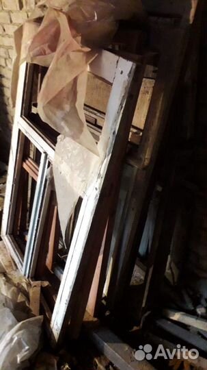 Деревянные оконные рамы бу