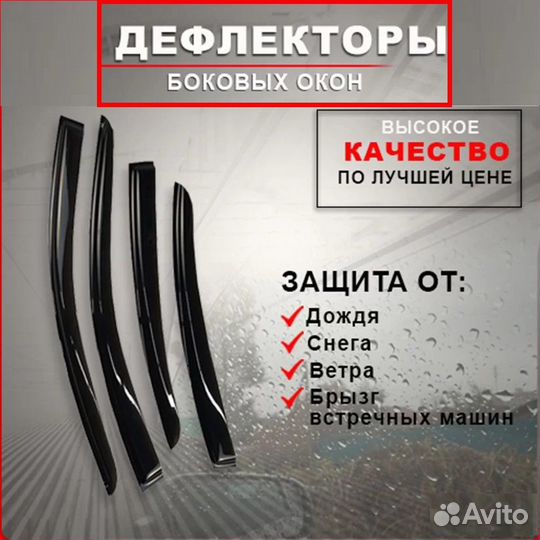 Дефлекторы окон на honda stream 2000-2006 г